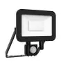 Noxion LED Floodlight Beamy G2 Black 30W 3100lm 100D - 840 Cool White | IP65 - Motion Sensor - Symmetrical